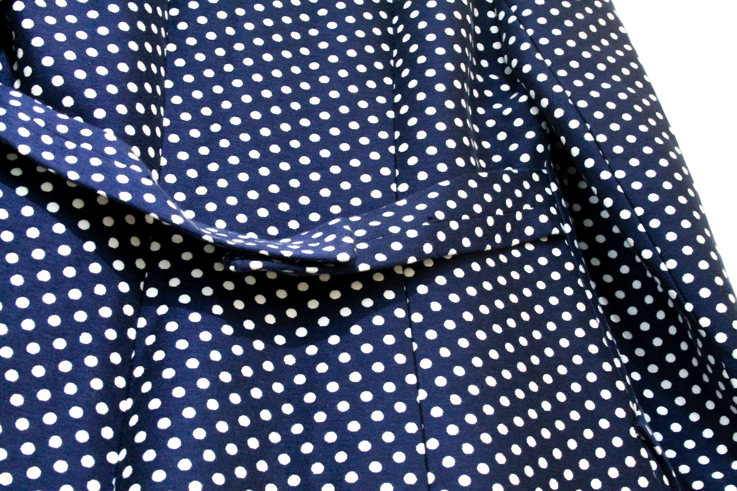 Vintage Fitted Puff Sleeve Polka Dot Jacket